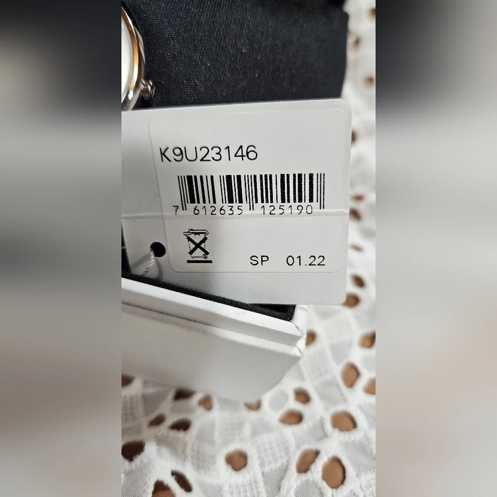 NWT Calvin Klein K9U23146 Stainless Steel Silver Dial Swiss Quartz Women's Watch - Picture 4 of 11